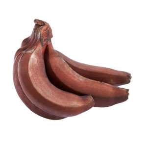 Exotisches Obst / Rote Bananen