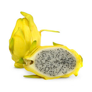 Exotisches Obst / Pitahaya, gelb