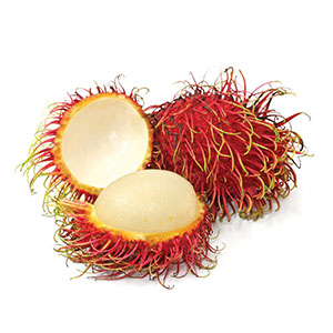 Exotisches Obst / Rambutan