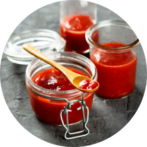 Langzeitlebensmittel / Ketchup, Mus, Tomaten
